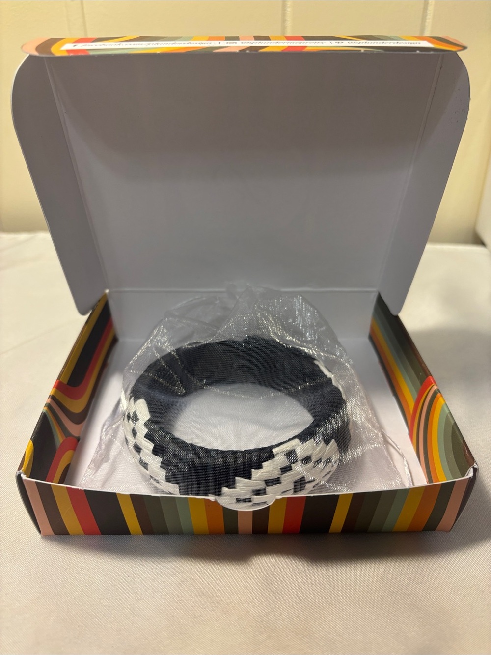 ✨ NIB / NWT Plunder Design "Mika" Large Woven Cuff Bracelet — RETIRED ✨